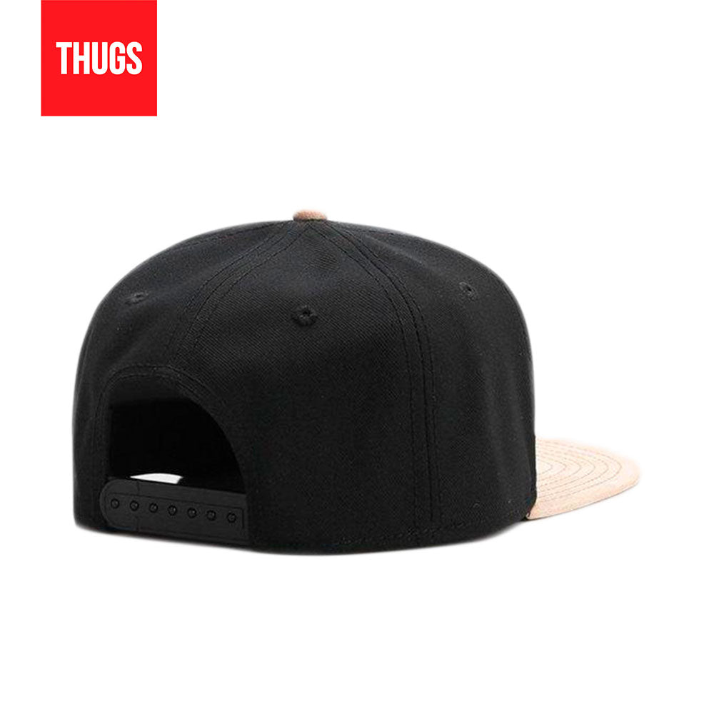Boné Snapback "BROOKLYN" Preto e bege