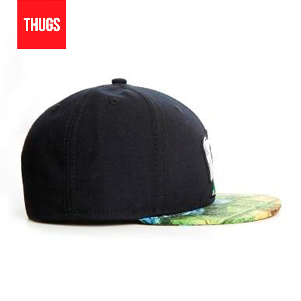 Boné Snapback "Give Money" Preto e verde