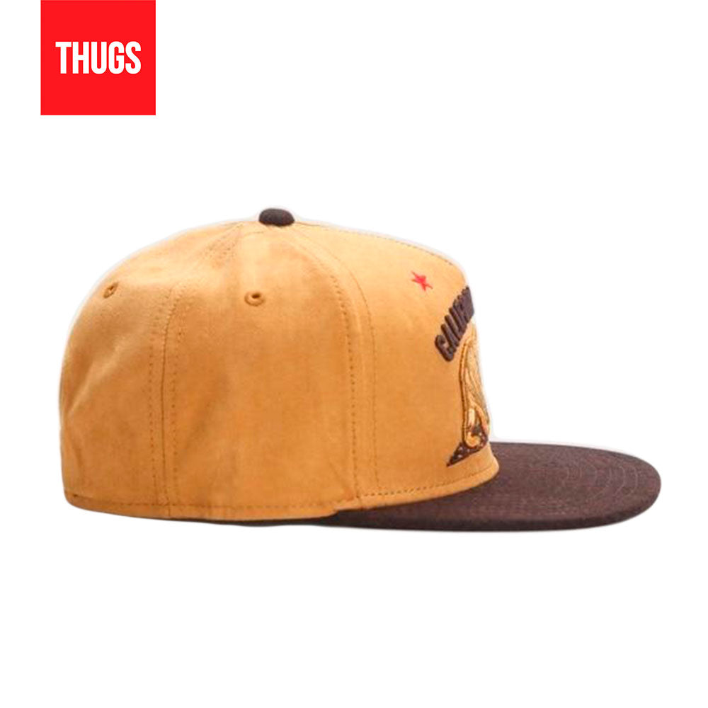 Boné Snapback "California Love" Bege e Marrom