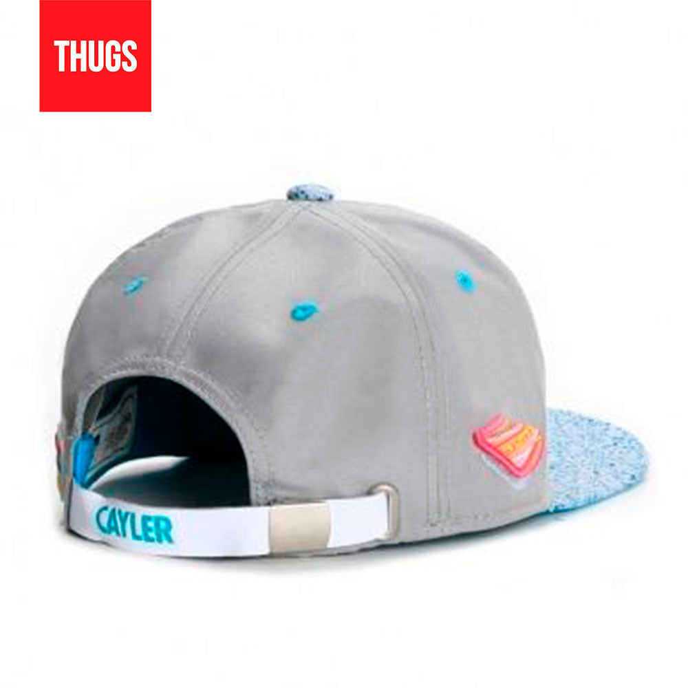 Boné Snapback "Stay FLy" Cinza e Azul