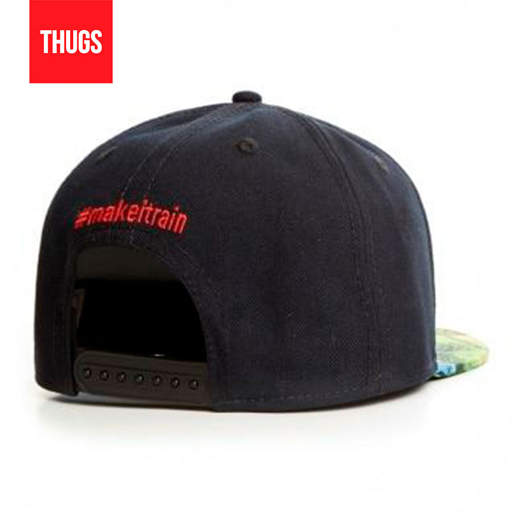 Boné Snapback "Give Money" Preto e verde