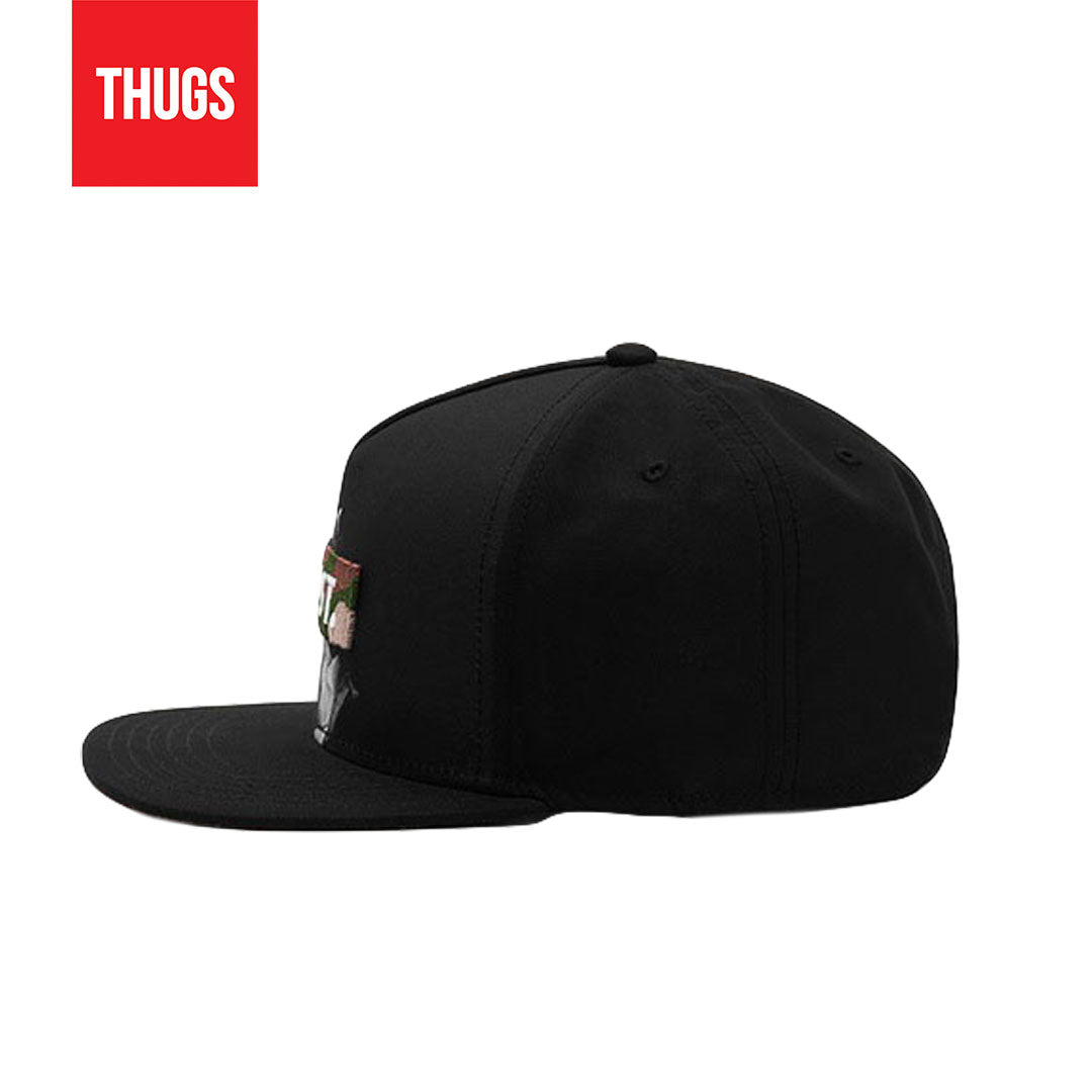 Boné Snapback "Trust" Preto Camuflado