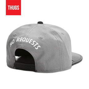 Boné Snapback "Dj" Cinza e Preto Vinil