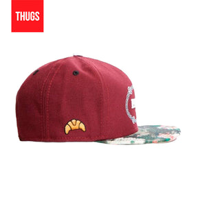 Boné Snapback "Paris" Vermelho estampado