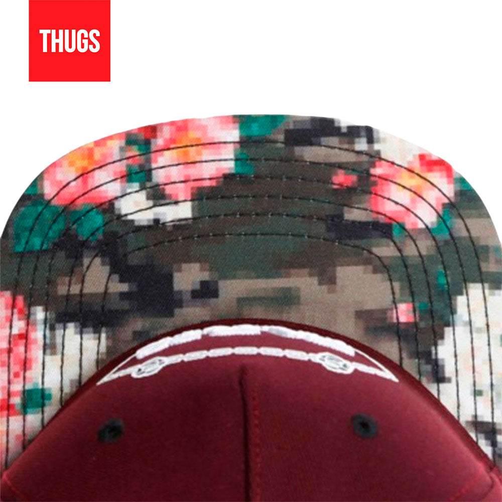 Boné Snapback "Paris" Vermelho estampado