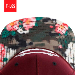 Boné Snapback "Paris" Vermelho estampado