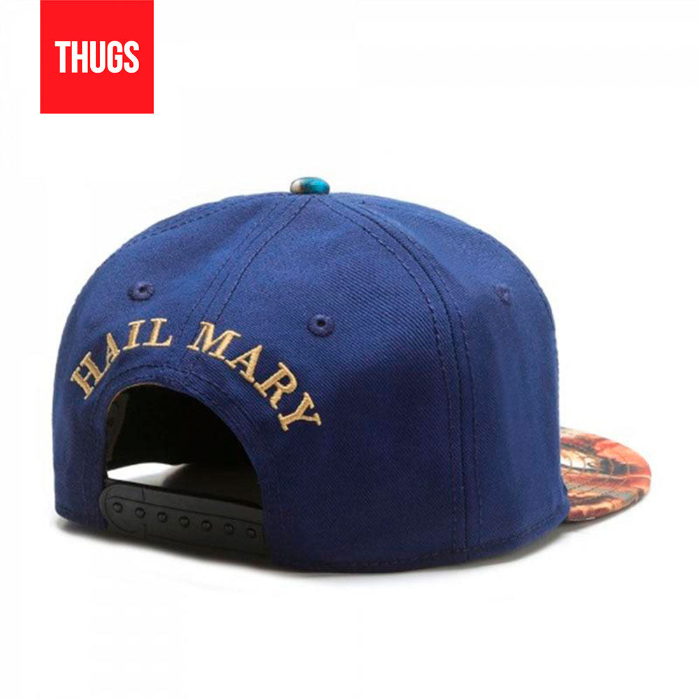 Boné Snapback "Ave Maria" Azul