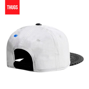 Boné Snapback "Milk Bicoit Munchies" Cinza, Preto e Azul "Oreo"