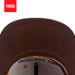 Boné Snapback "California Love" Bege e Marrom