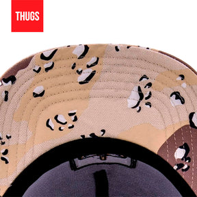 Boné Snapback "Hunted Fox" Preto e Bege