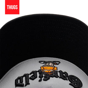 Boné Snapback "Garfield" Cinza e Preto