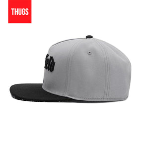 Boné Snapback "Garfield" Cinza e Preto
