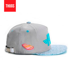 Boné Snapback "Stay FLy" Cinza e Azul