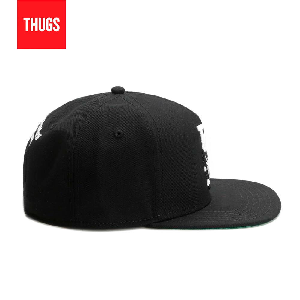 Boné Snapback "LA" Preto e Branco