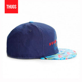 Boné Snapback "Hello Brooklyn" Azul estampado