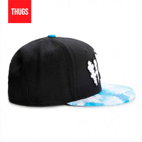 Boné Snapback "Sky High" Preto e Azul