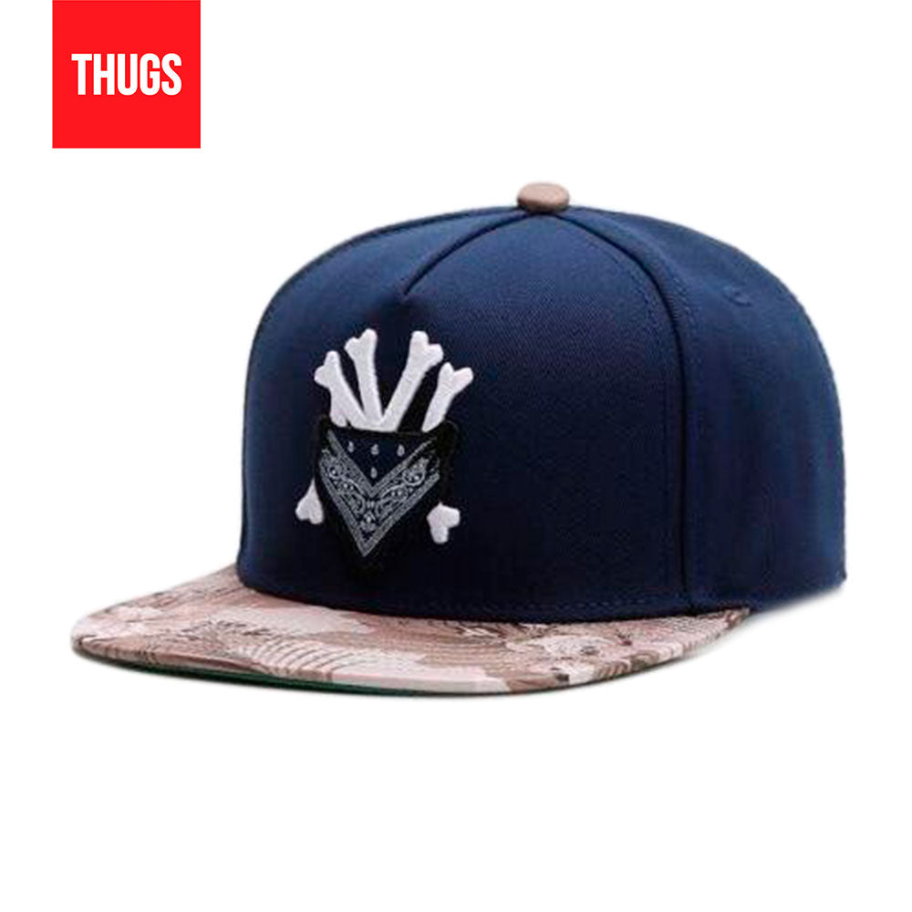 Boné Snapback "Yankees Crimes" Azul estampado