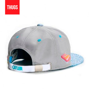 Boné Snapback "Stay FLy" Cinza e Azul