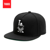 Boné Snapback "LA" Preto e Branco
