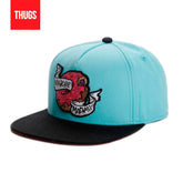 Boné Snapback "Munchies Madness" Azul, Rosa e Preto