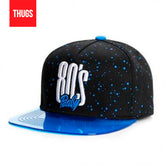 Boné Snapback "80's Baby" Preto e Azul