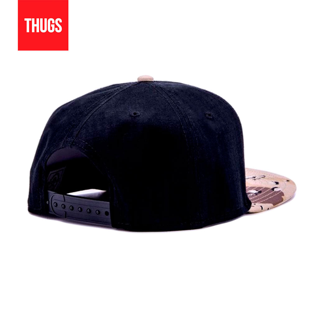 Boné Snapback "Hunted Fox" Preto e Bege