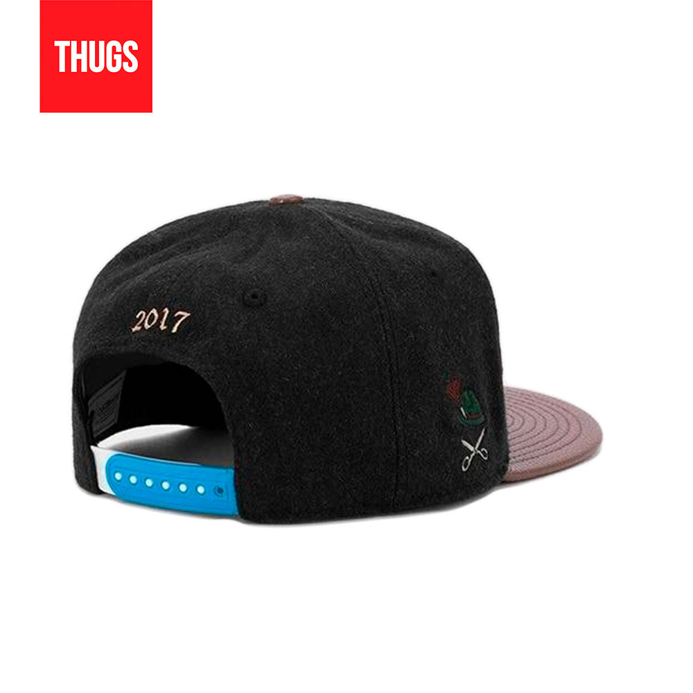 Boné Snapback "Brinde Alemão" Preto e Marrom