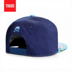 Boné Snapback "Hello Brooklyn" Azul estampado