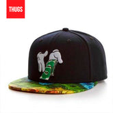 Boné Snapback "Give Money" Preto e verde
