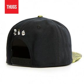 Boné Snapback "Roll Light Smoke" Preto e Verde