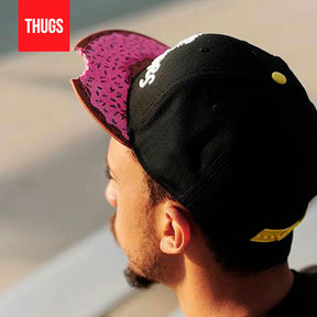 Boné Snapback "The MunchIes" Preto e Rosa