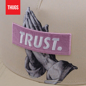 Boné Feminino Snapback "Trust" Bege