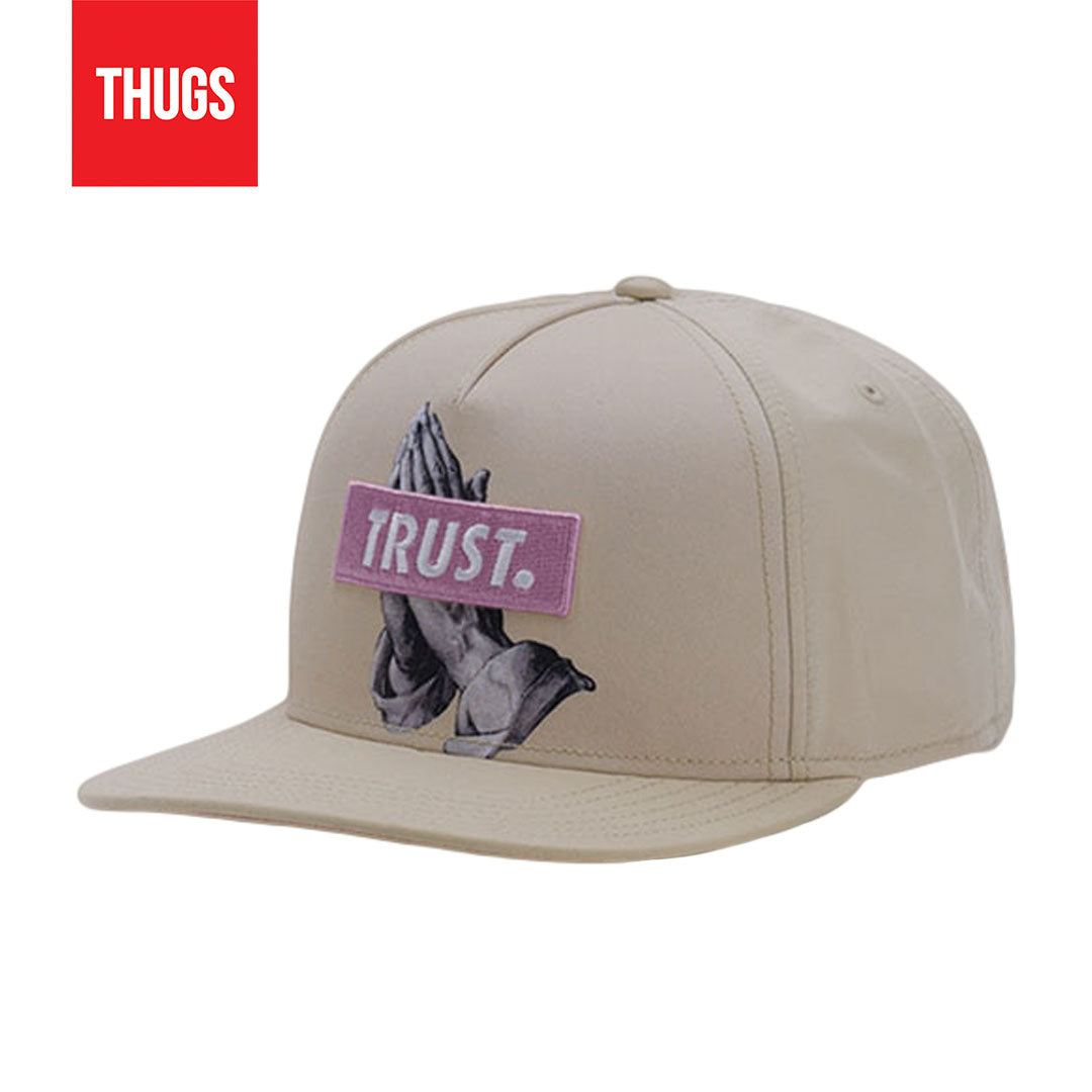 Boné Feminino Snapback "Trust" Bege